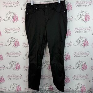 1822 Denim pants shiny shimmer silver Black metallic Women's Jeans